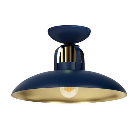 Milagro Lampa sufitowa FELIX NAVY BLUE/GOLD 1xE27 MLP7713 GRANATOWY / ZŁOTY