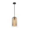 Lampa wisząca Italux PND-25205-1S-BK-AMB Złoty