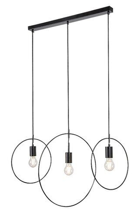 Lampa wisząca Rabalux Dilara 72019 czarny matowy