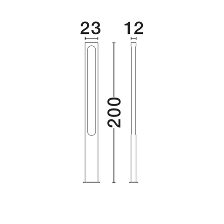 Lampa ogrodowa Luces Exclusivas VOLTANA LE75101 antracyt