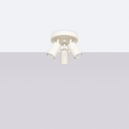 Sollux Lighting Plafon RING 3P beżowy SL.1497