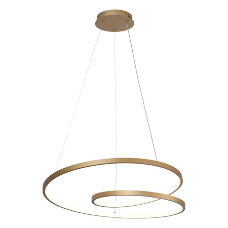 Lampa wisząca Italux Reina PND-21692-M-GD Złoty