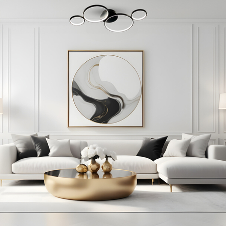 Milagro Lampa sufitowa UNIVERSE 30W ML1047 CZARNY