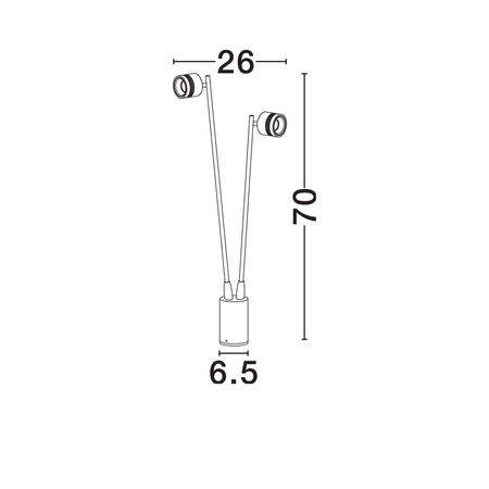 Lampa ogrodowa Luces Exclusivas BELANOR LE75165 antracyt