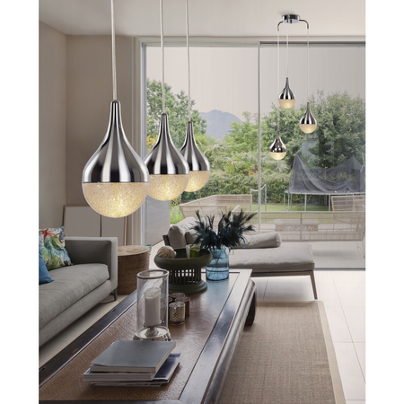 Lampa wisząca Azzardo CECILIA AZ2173 CHROME