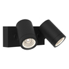 Spot zewnętrzny Astro Bayville Twin Spot 1401018 Czarny z Teksturą