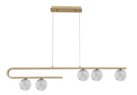 Lampa wisząca Luces Exclusivas PASTO LE41735 mosiądz