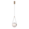 Lampa wisząca Italux Rastia PND-34361-M-HBR-OPAL złoty