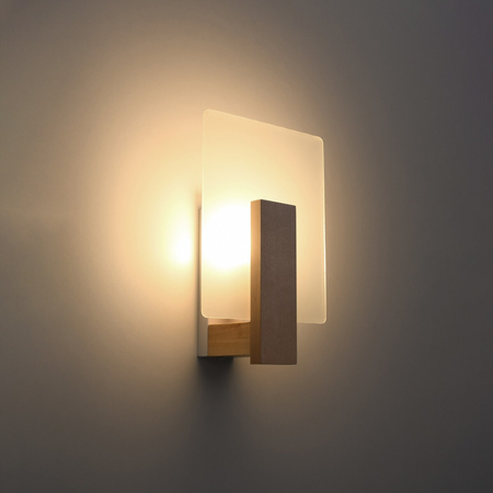 Sollux Lighting Kinkiet LAPPO naturlane drewno SL.1094