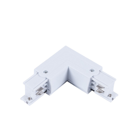 Konektor do szyn 3-fazowych TYP L – prawy biały