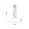 Sollux Lighting Żyrandol VEGA 60 czarny SL.0766