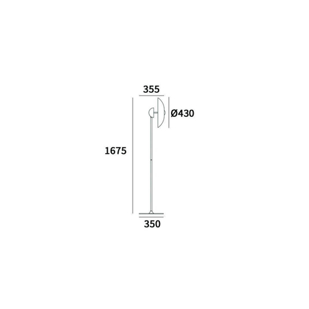 Cosmo Light Lampa stojąca SYDNEY F01062WH AG