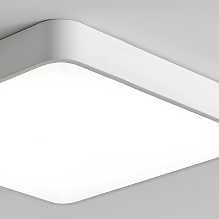 Plafon LED kwadratowy Abigali 400x400x50mm 24W ściemnialny, pilot