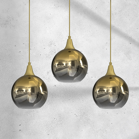 Milagro Lampa wisząca MONTE GOLD 3xE27 MLP8402 ZŁOTY