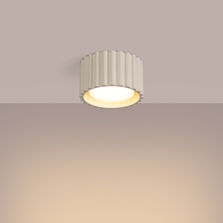 Sollux Lighting Plafon AURA 1 beżowy Gx53 SL.1792