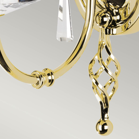 Kinkiet Elstead Lighting Aegean mosiądz AG1-POL-BRASS