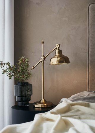 Lampa biurkowa Markslöjd GRIMSTAD 108116 złoty