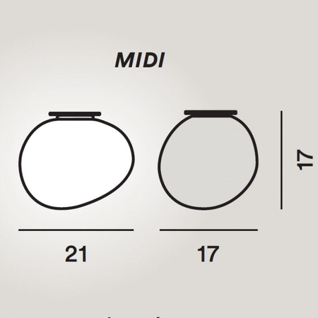 Lampa sufitowa Foscarini 1680053-10 Gregg MIDI