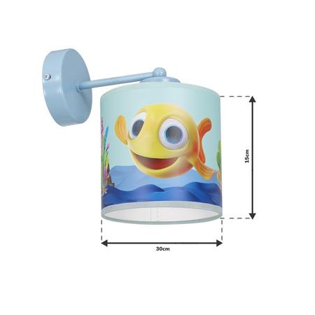 Milagro Kinkiet RYBKA MiniMini 1xE27 MLP6803 MULTIKOLOR