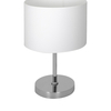 Milagro Lampka stołowa Casino Biały / Chrom 1xE27 ML6375 Biel / Chrom