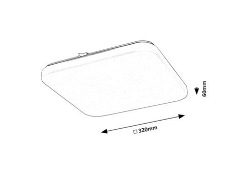 Lampa sufitowa Rabalux Vendel 71108 biały