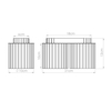 Sollux Lighting Plafon AURA 2 czarny GU10 SL.1785