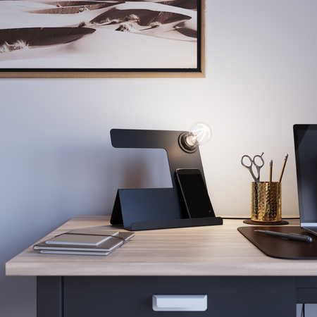 Sollux Lighting Lampa wisząca TULIP czarny SL.0667