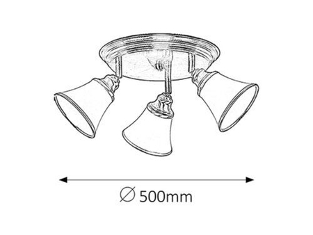 Oczko Rabalux Grando 6548 brąz