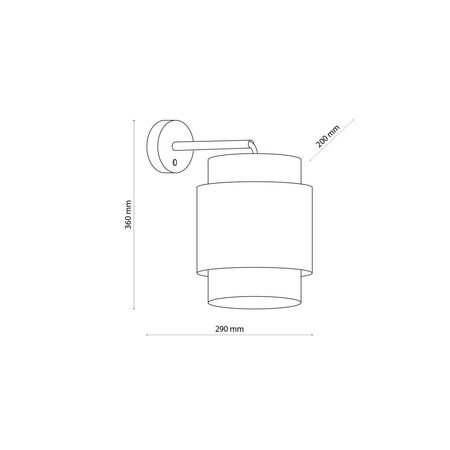 Kinkiet BOHO TK Lighting 6550 czarny