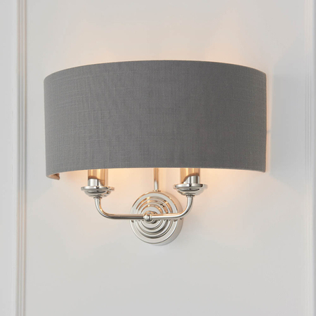 Kinkiet Endon Lighting Highclere 94406 nikiel