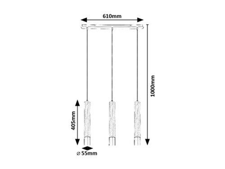 Lampa wisząca Rabalux Braulia 72133 buk
