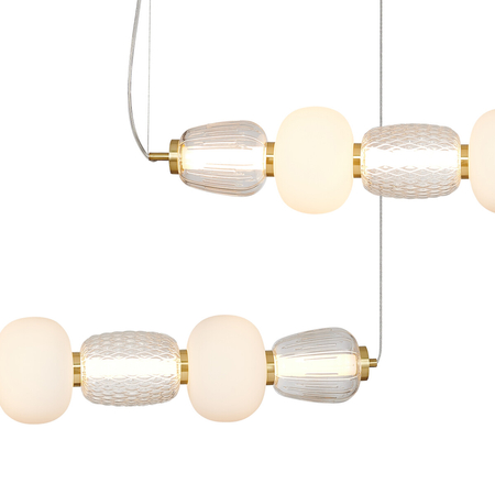 Milagro Lampa wisząca CARO GOLD 42W LED ML0365 ZŁOTY