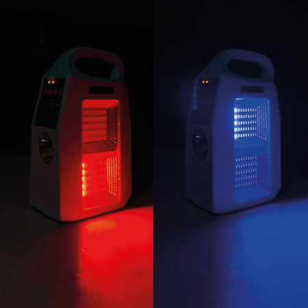 Eko-Light Lampa Solarna Kemp 5W 6500K EKO0549 CZARNY