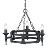 Żyrandol Elstead Lighting Saxon czarny SAX3-BLK