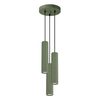 Sollux Lighting Lampa wisząca KARBON 3P zielona oliwka SL.1614