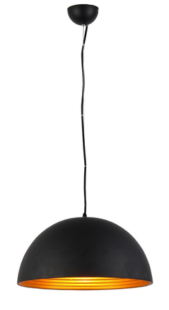 Lampa wisząca MODENA 40 BLACK/GOLD Azzardo AZ1394 czarny/złoty