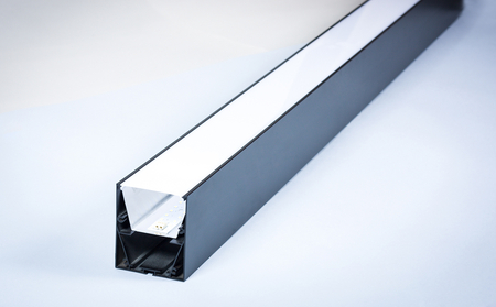 Oprawa liniowa LED Greenie Linea podwieszana 1200mm 40W czarna obudowa CW