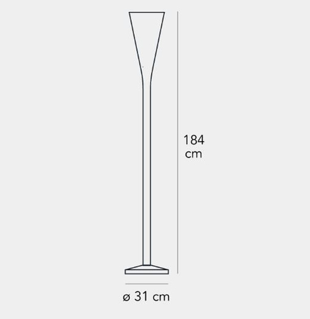 Lampa podłogowa LED Fontana Arte F005630210BIWL Luminator