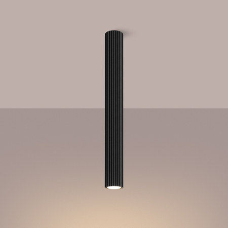 Sollux Lighting Plafon KARBON 60 czarny SL.1572