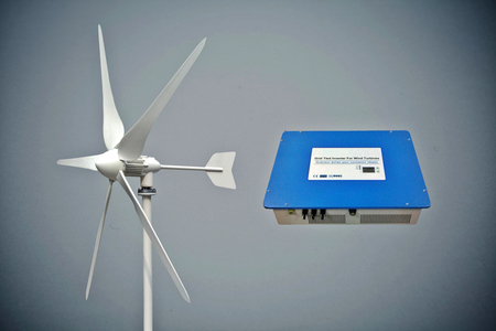 Zestaw on-grid turbina 1kW, inwerter z kontrolerem