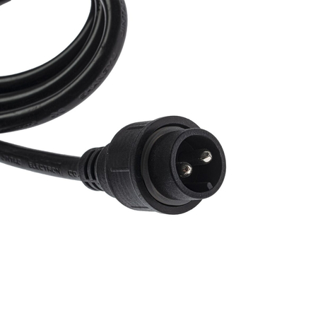 Eko-Light GIRLANDA 15 METRÓW (bez żarówek) EKO6932 CZARNY