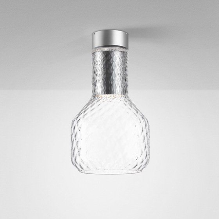 Lampa natynkowa AQForm Modern Glass Barrel GU10 TR Surface Szary