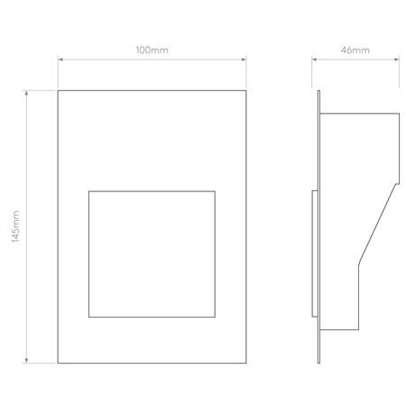 Oczko Astro Borgo Trimless 65 LED 2700K 1212028 Matowy Biały