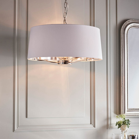 Endon Lighting Lampa wisząca 73021 biały/chrom