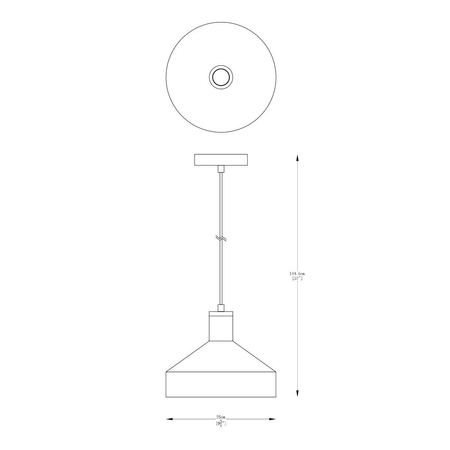 Lampa wisząca Zuma Line Sigma A8016L czarny
