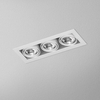 Lampa wpuszczana AQForm Squares 50 x 3 LED 230V Recessed Biały Struktura