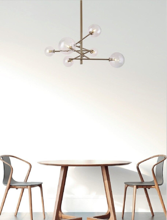 Lampa wisząca Maxlight LOLLIPOP6 P0294 mosiądz