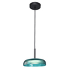 Lampa wisząca Italux Colle PND-48529-BK-BLU Zielony, czarny