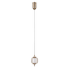 Lampa wisząca Italux Pedro PND-34405-1-HBR Złoty