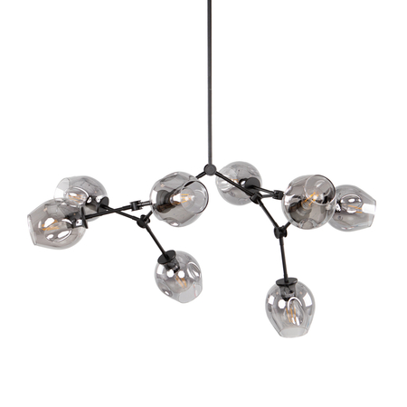 Lampa wisząca Italux PND-75075-8-BK-SG Czarny